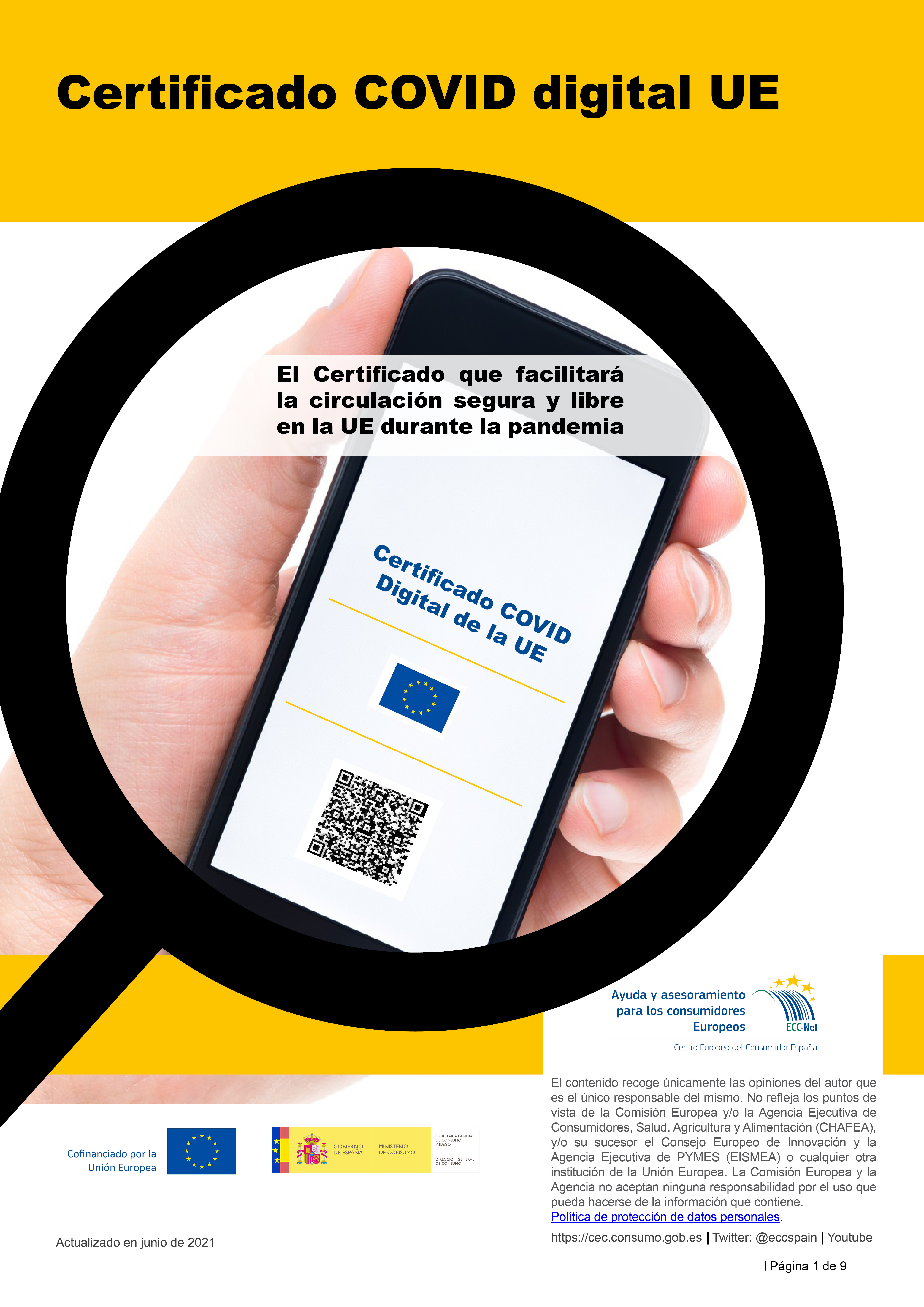 Certificado COVID digital de la UE