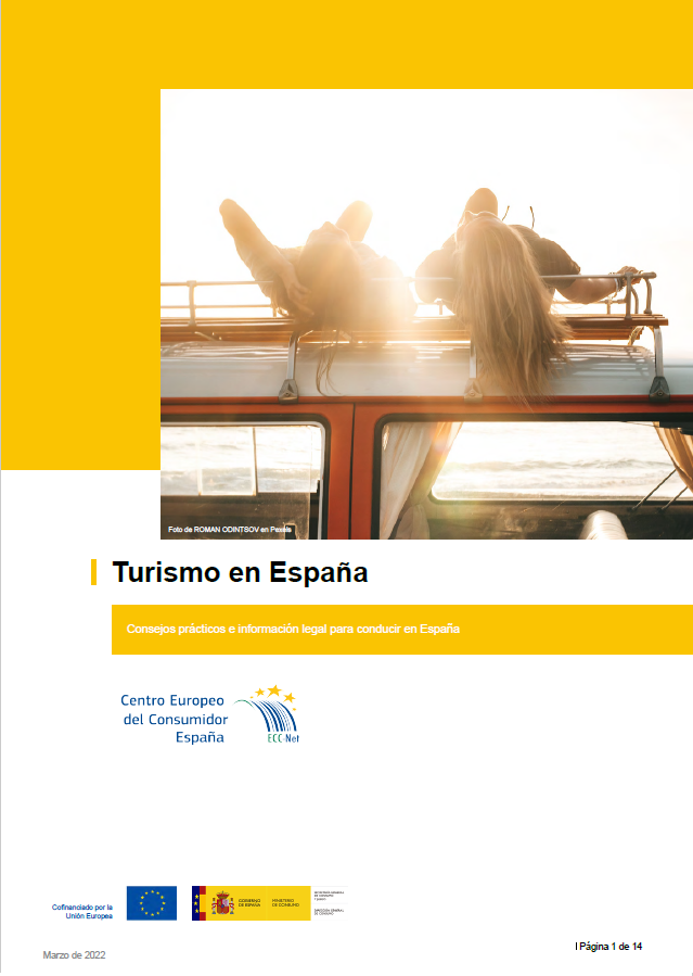 Folleto Turismo en España